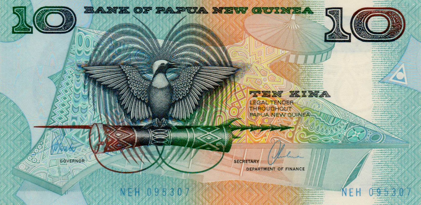 Papua New Guinea 10 1997 UNC P-9/d